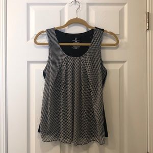 New York & Company polka dot blouse S